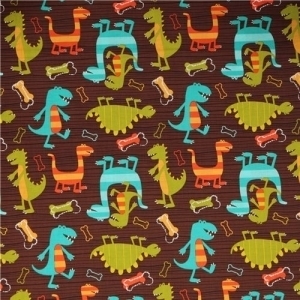 Dino Dudes Fabric
